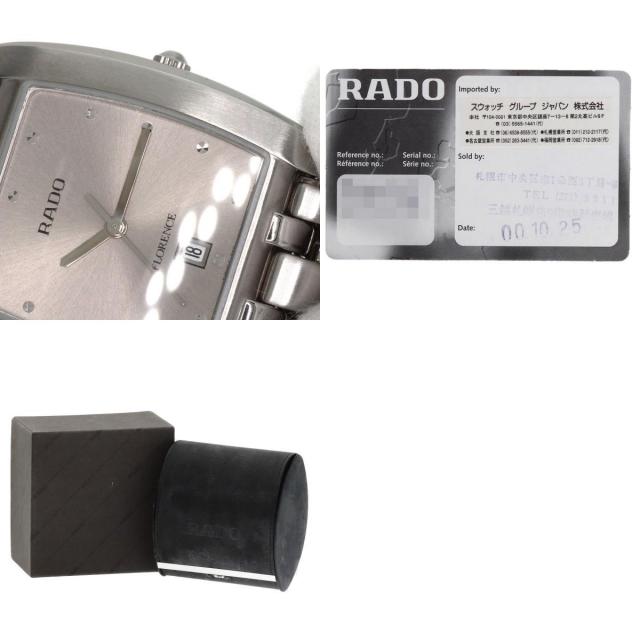 RADO 時計 フローレンス RADO ラドー フローレンス QZ ゴールド文字盤 レディース腕時計