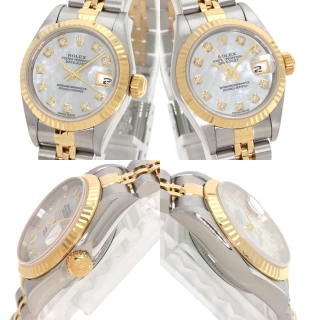 aachan様❤︎購入専用枠 ロレックス　レディース　デイトジャスト ROLEX ロレックス 79173NG デイトジャスト10P ダイヤモンド