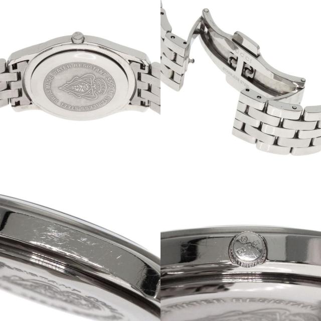 GUCCI グッチ 5500M ラウンドフェイス 腕時計 ステンレス