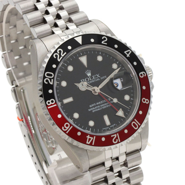 ROLEX ロレックス 16710 GMTマスター2 赤黒ベゼル 未使用 腕時計