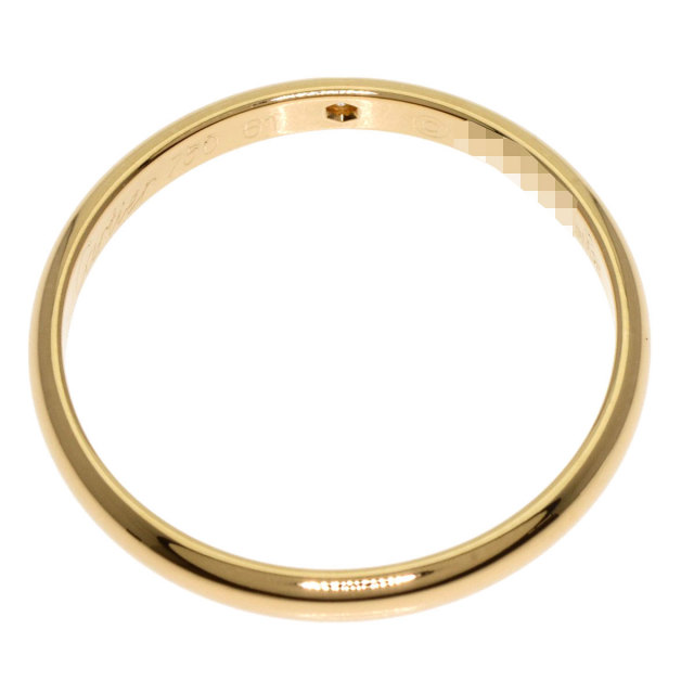 新同カルティエPtダイヤ ウェディング リング 新品仕上げ済み 1P CARTIER カルティエ ウェディング 1P ダイヤモンド #61 リング