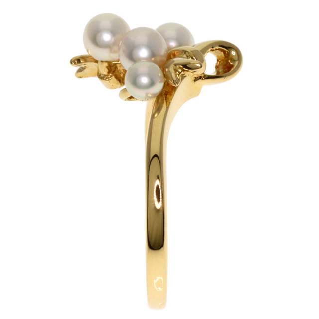 MIKIMOTO ミキモト パール 真珠 リング・指輪 K18イエロー
