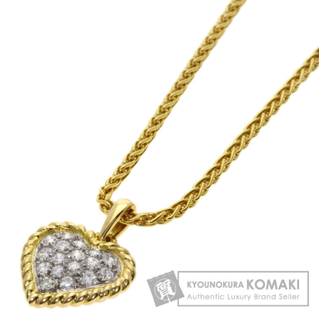 ヴァンクリーフ＆アーペル ネックレス ハート ダイヤモンド