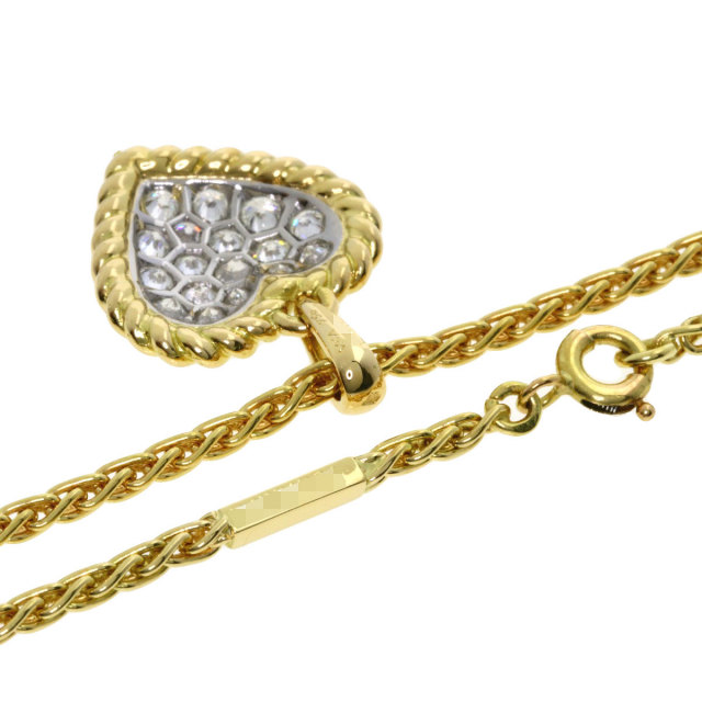 ヴァンクリーフ＆アーペル ネックレス ハート ダイヤモンド