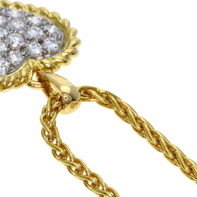 ヴァンクリーフ＆アーペル ネックレス ハート ダイヤモンド