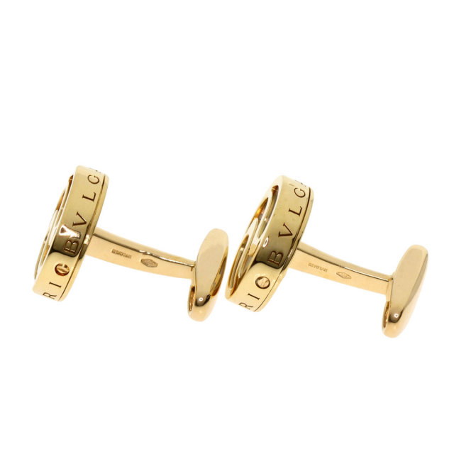 ブルガリ BVLGAI ダブル ロゴ ダイヤ カフス K18 イエローゴールド ブルガリ BVLGAI ダブル ロゴ ダイヤ カフス K18 イエロー