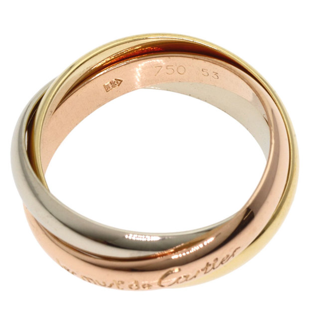 CARTIER カルティエ トリニティ #53 リング・指輪 K18イエロー