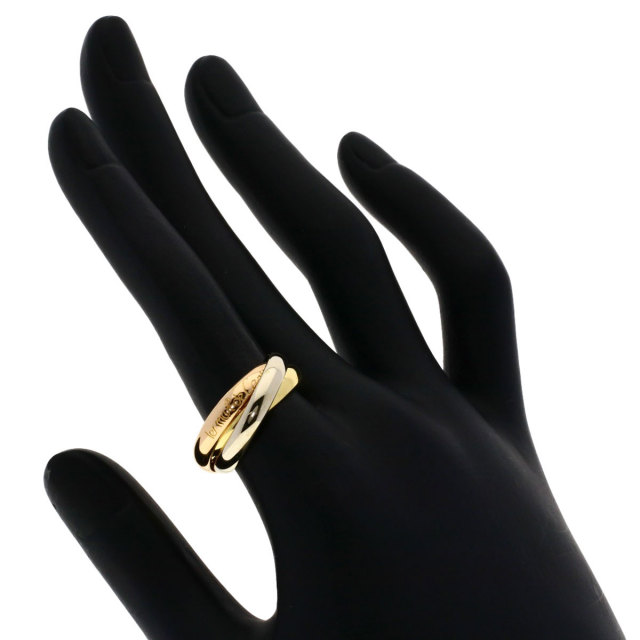 カ‍ル‍テ‍ィ‍エ‍ トリニティリング スリーカラー K18 サイズ 54 Cartier カルティエ トリニティリング 指輪 3カラー K18YG