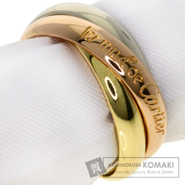 Cartier 18金リング サイズ51 CARTIER カルティエ トリニティ #51 リング・指輪 K18イエロー