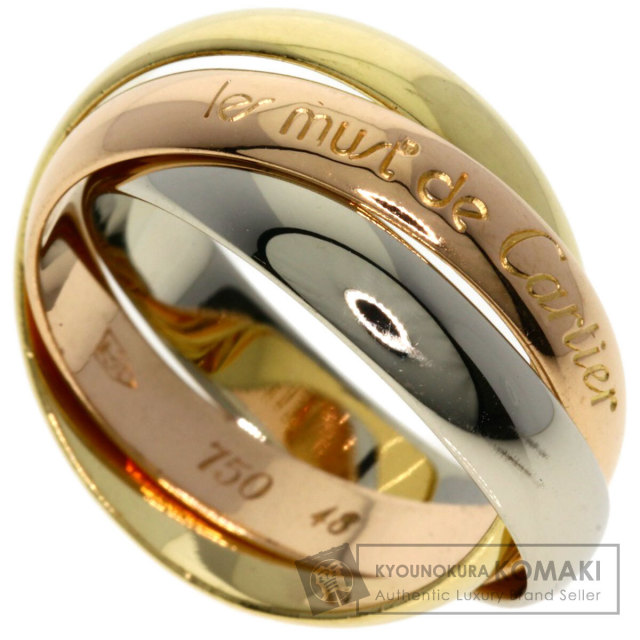 CARTIER カルティエ トリニティ #48 リング・指輪 K18イエロー