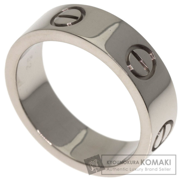 CARTIER カルティエ ミニ ラブリング #52 リング・指輪 K18ホワイト