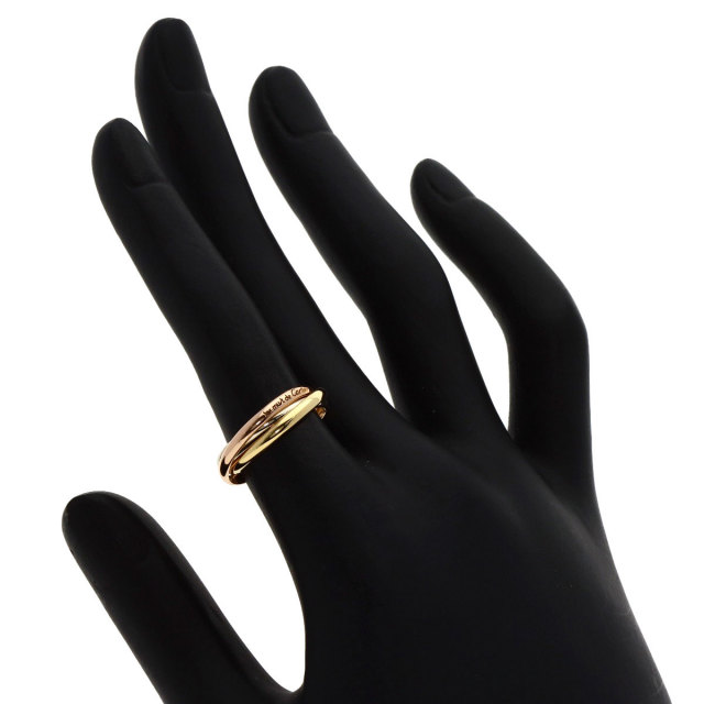 【新品仕上げ】カルティエ トリニティ リング 49 9号 6135 CARTIER カルティエ トリニティ XS #49 リング・指輪 K18