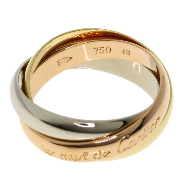 CARTIER カルティエ トリニティ #49 リング・指輪 K18イエローゴールド