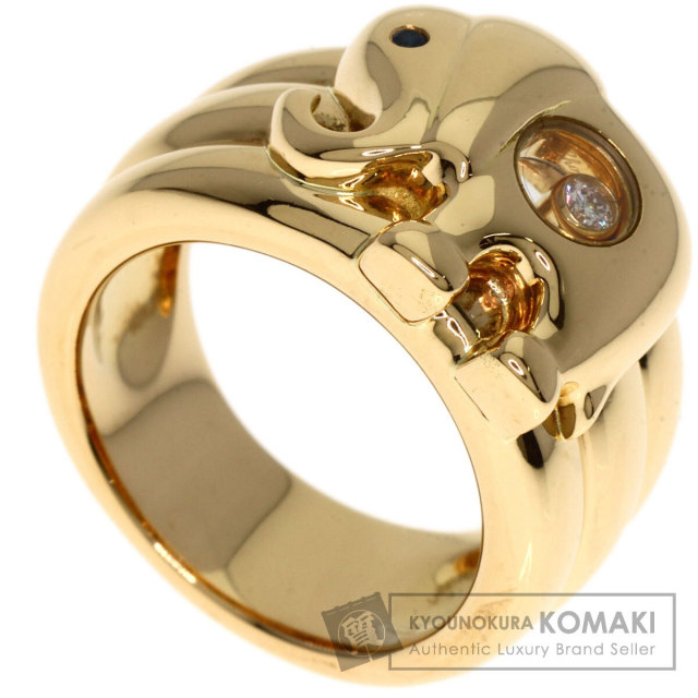 K18YG イエローゴールド エメラルド0.21ct ダイヤ0.12ct ハート  