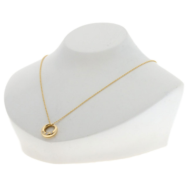 Chaumet ショーメ アノー 3P ダイヤモンド ネックレス K18