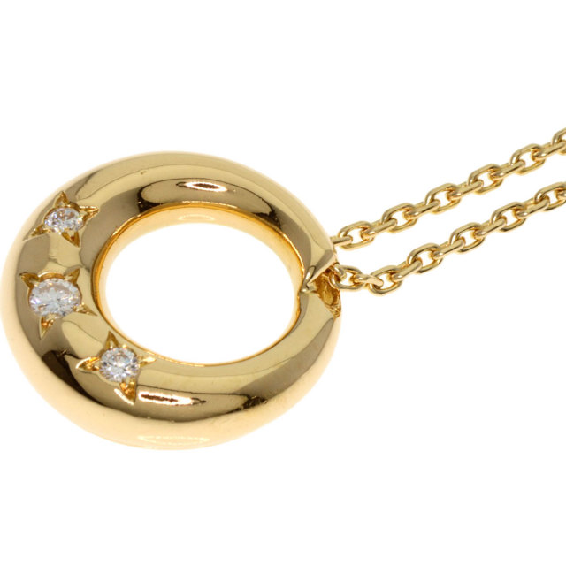 Chaumet ショーメ アノー 3P ダイヤモンド ネックレス K18