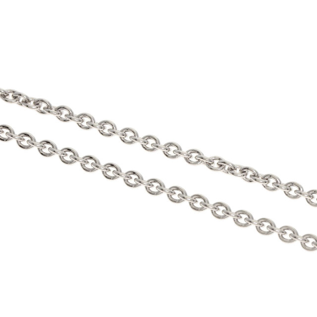 BVLGARI チェーン BVLGARI - BVLGARI チェーン 44cm ネックレス K18WG レディース