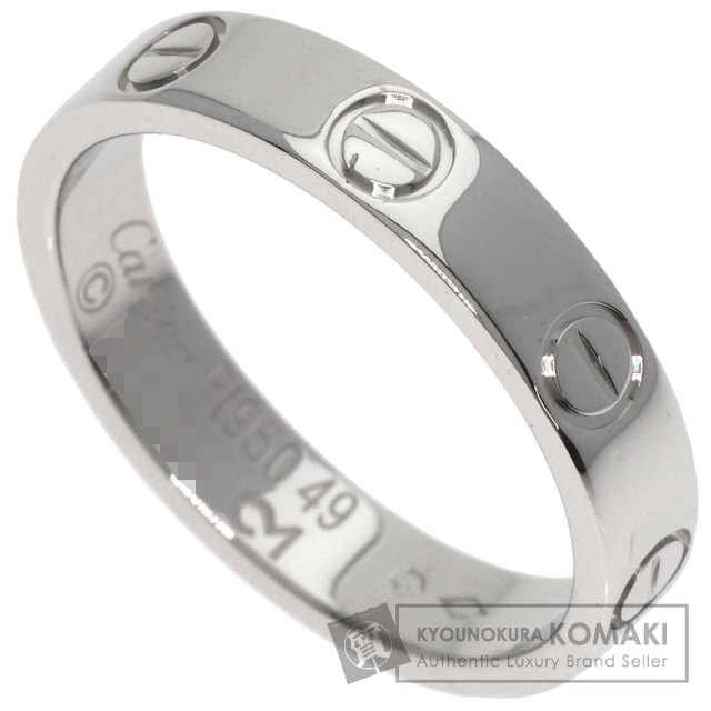 CARTIER カルティエ ミニ ラブリング #49 リング・指輪 プラチナ