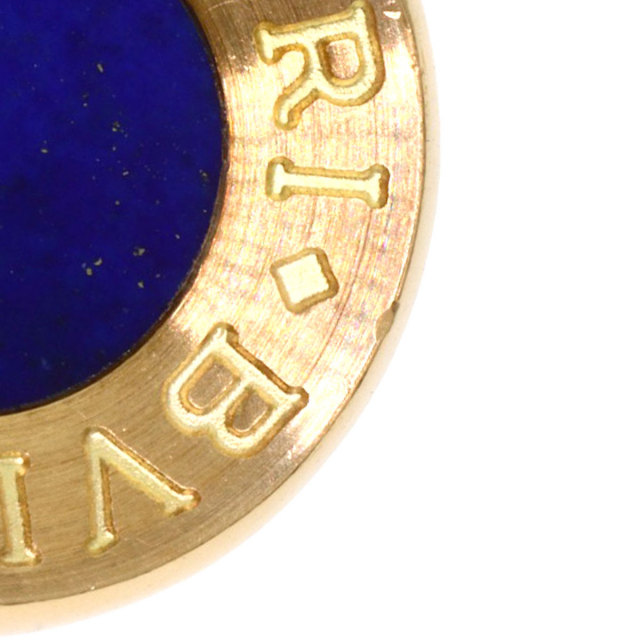 BVLGARI ブルガリ ブルガリブルガリ ラピスラズリ カフス K18イエロー