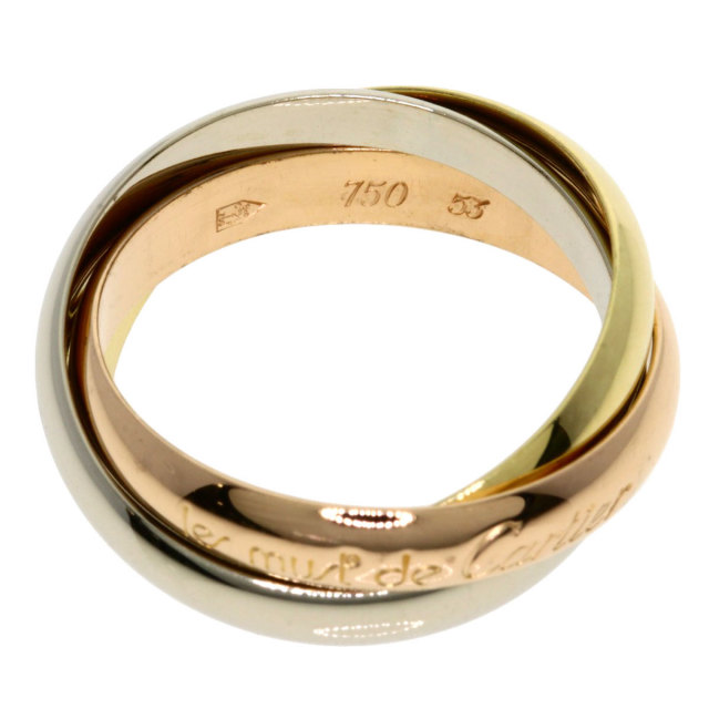 CARTIER カルティエ トリニティ #53 リング・指輪 K18イエロー