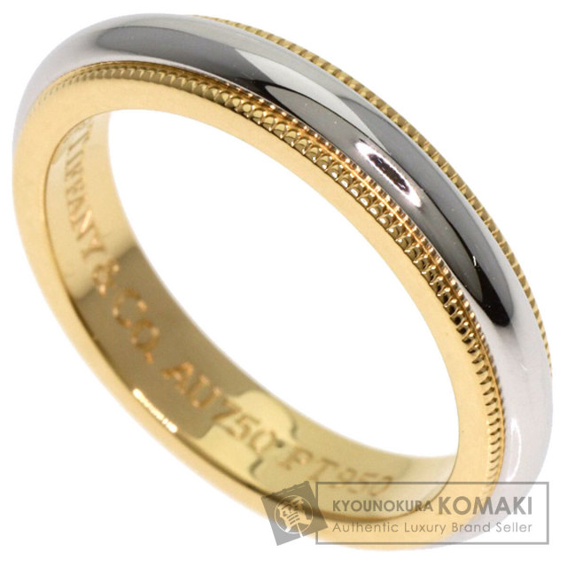 TIFFANY&Co. ティファニー ミルグレイン リング・指輪 プラチナ