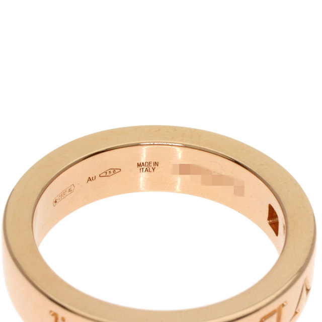 BVLGARI ブルガリ ダブルロゴ 1P ダイヤモンド リング・指輪 K18