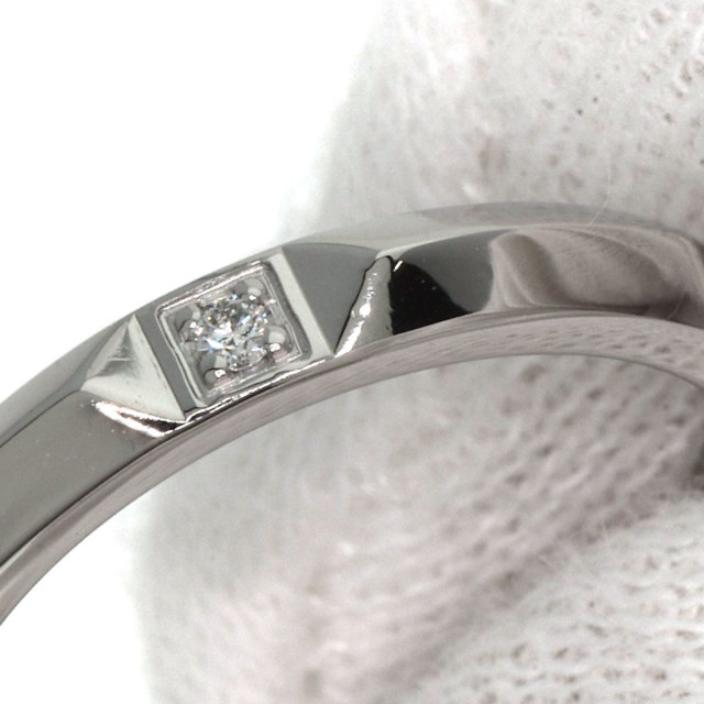ティファニートゥルーバンドダイヤリングプラチナ TIFFANY&Co. ティファニー トゥルーバンドリング 5Pダイヤ