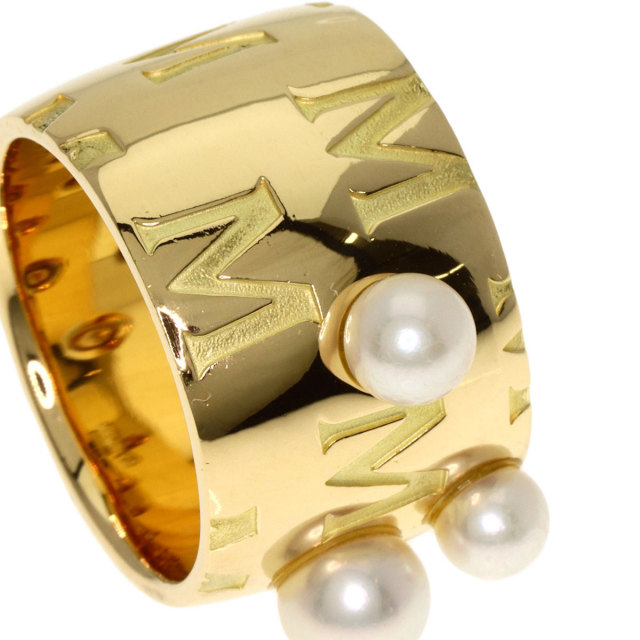 MIKIMOTO ミキモト パール 真珠 リング・指輪 K18イエロー