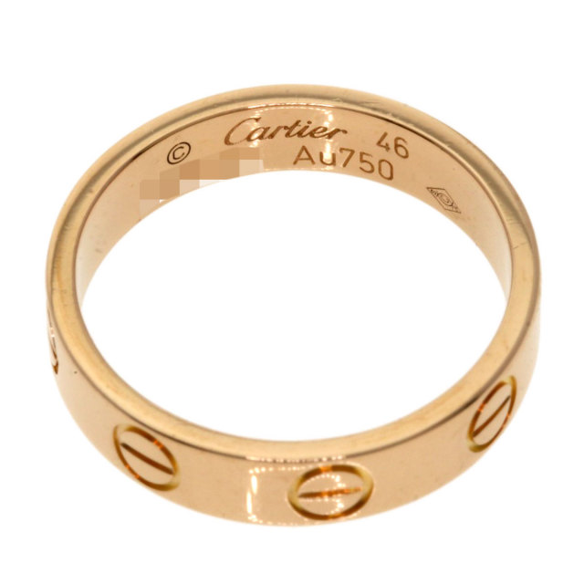 CARTIER カルティエ ミニ ラブリング #46 リング・指輪 K18