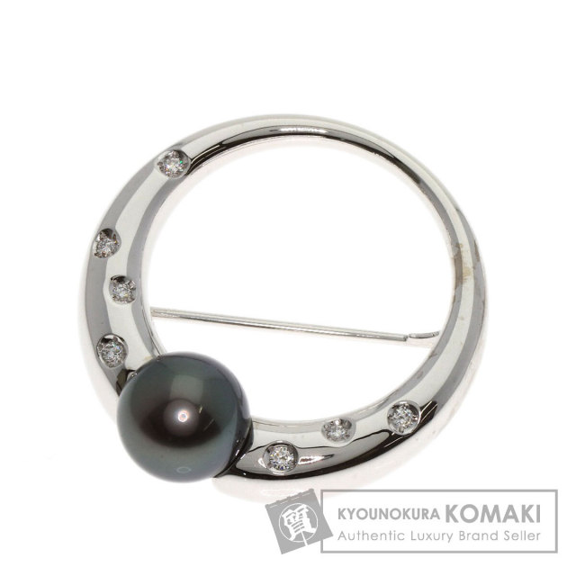 MIKIMOTO ミキモト スイングエッグ 黒蝶パール 真珠 ネックレス