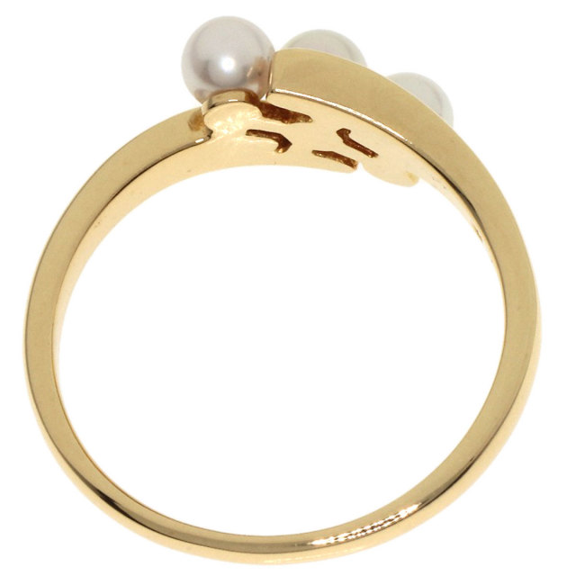MIKIMOTO ミキモト パール 真珠 リング・指輪 K18イエロー