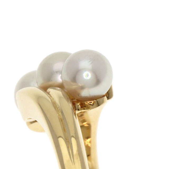 MIKIMOTO ミキモト パール 真珠 リング・指輪 K18イエロー