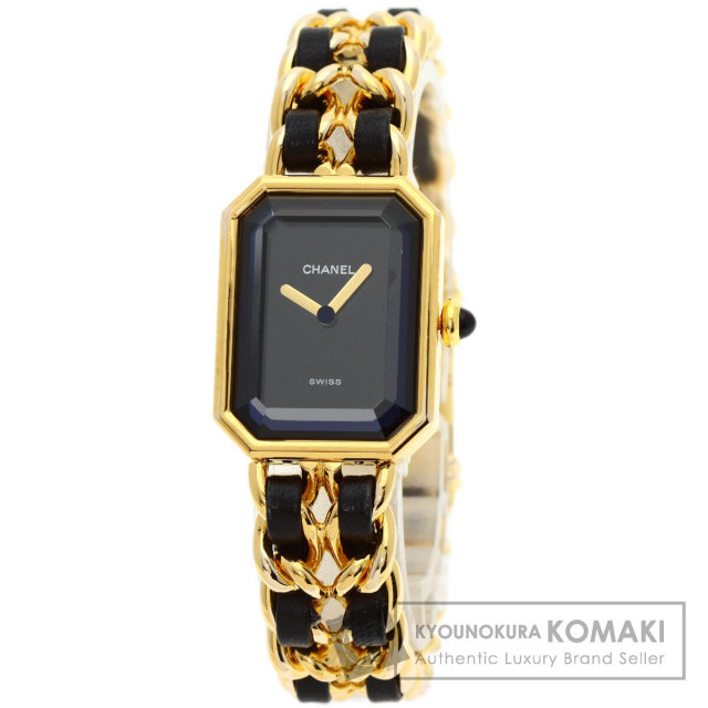 CHANEL シャネル H0001 プルミエール M 腕時計 GP/GPx革 レディース  