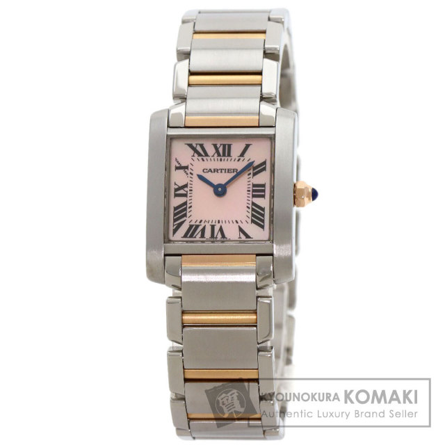 CARTIER カルティエ W51031Q3 タンクフランセーズ SM クリスマス