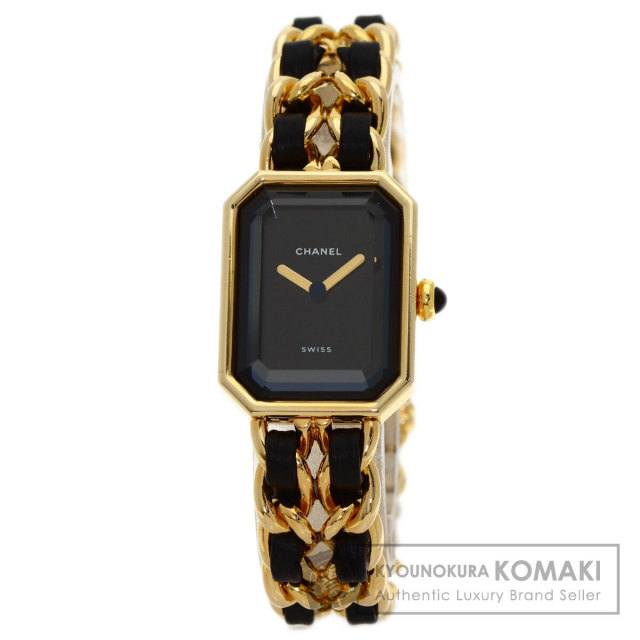 CHANEL シャネル H0113 プルミエール L 腕時計 K18イエロー