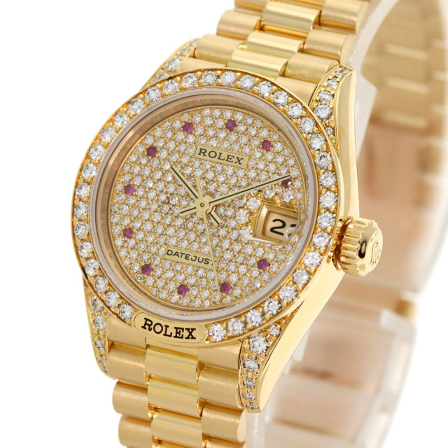 1161 いろは ROLEX ロレックス 69158ZR デイトジャスト 純正ダイヤモンド