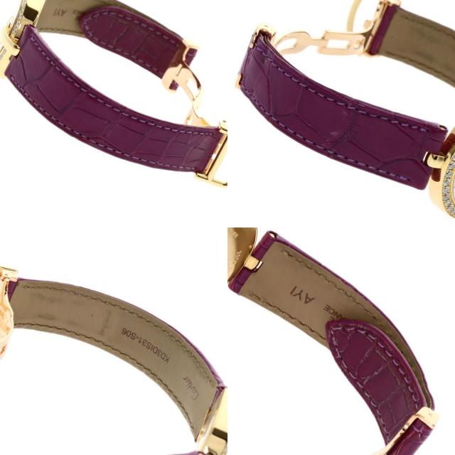 CARTIER カルティエ WG600010 カプティブ ドゥ カルティエ LM 腕時計 K18YG 革 レディース [中古] CARTIER カルティエ WG600010 カプティブ ドゥ カルティエ LM 腕時計
