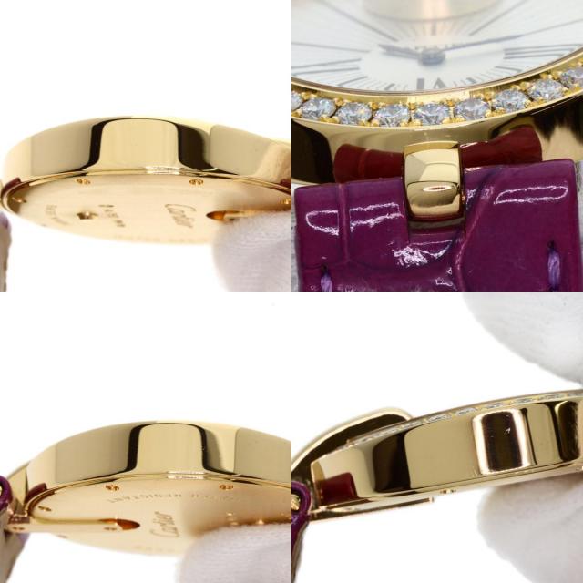 CARTIER カルティエ WG600010 カプティブ ドゥ カルティエ LM 腕時計 K18YG 革 レディース [中古] CARTIER カルティエ WG600010 カプティブ ドゥ カルティエ LM 腕時計