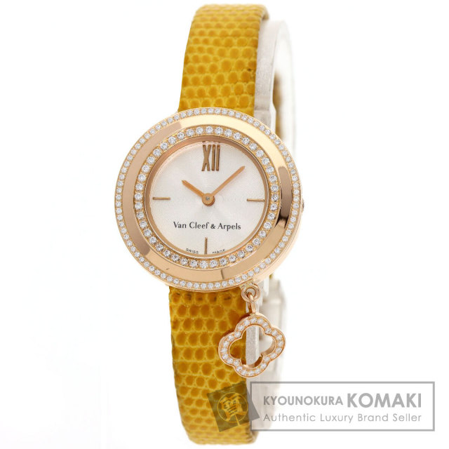 ヴァンクリーフ＆アーペル 腕時計 チャーム ミニウォッチ ダイヤモンド
