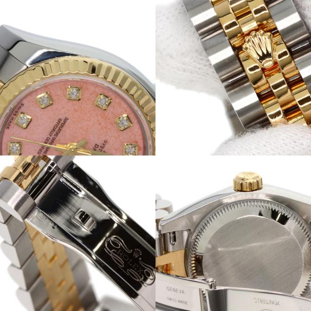 ロレックス 腕時計 デイトジャスト 10P ダイヤモンド