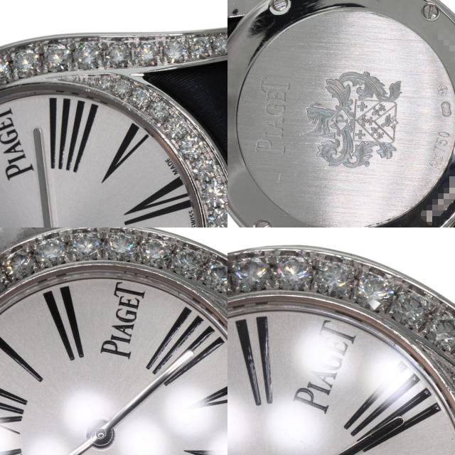 PIAGET ピアジェ G0A38160 ライムライト ガラ 31mm 腕時計 K18WG 革 レディース [中古] PIAGET ピアジェ G0A38160 ライムライト ガラ 31mm 腕時計 K18ホワイト