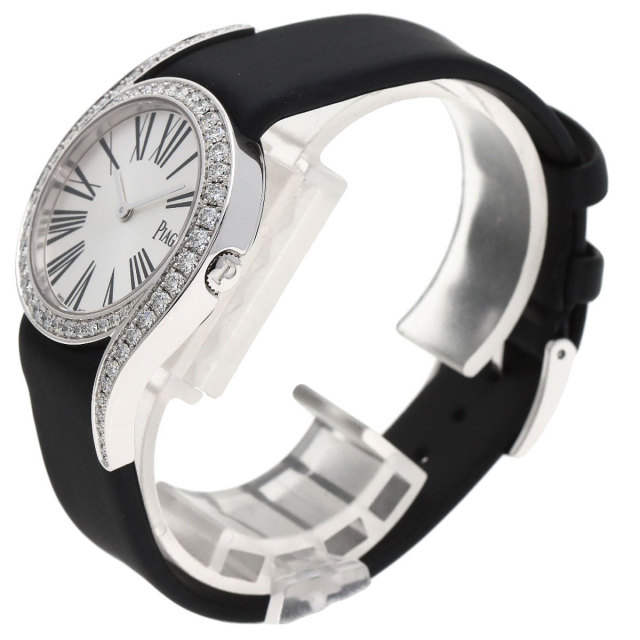 PIAGET ピアジェ G0A38160 ライムライト ガラ 31mm 腕時計 K18WG 革 レディース [中古] PIAGET ピアジェ G0A38160 ライムライト ガラ 31mm 腕時計 K18ホワイト