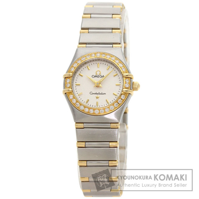 OMEGA オメガ コンステレーションミニ ダイヤモンドベゼル 腕時計  