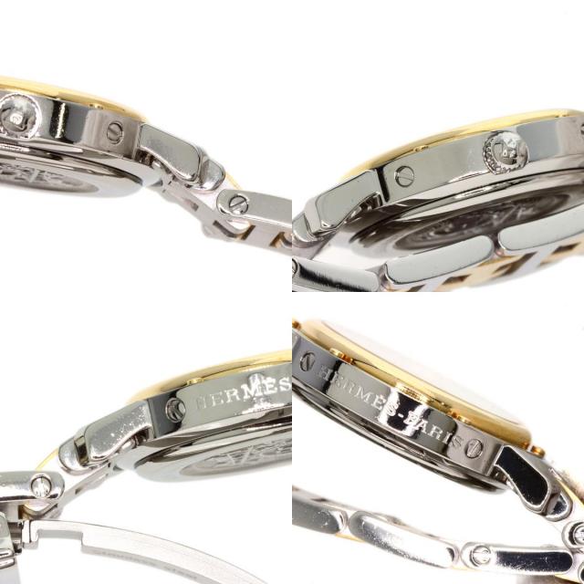 HERMES エルメス CL4.220 クリッパー 腕時計 ステンレススチール