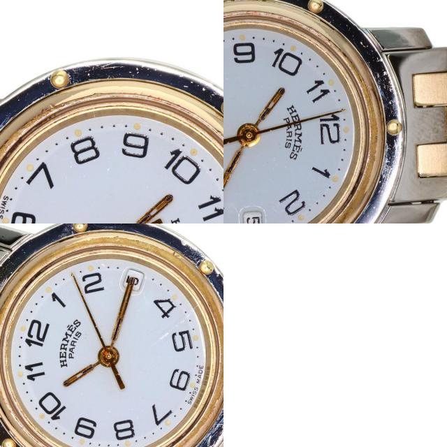 HERMES 時計 クリッパー HERMES エルメス クリッパー 旧バックル 腕時計 ステンレス