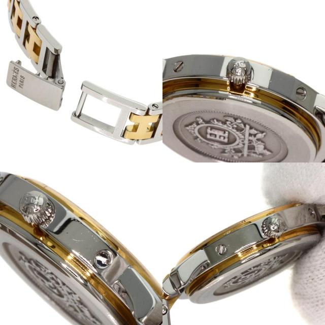 HERMES エルメス クリッパー 旧バックル 腕時計 ステンレス