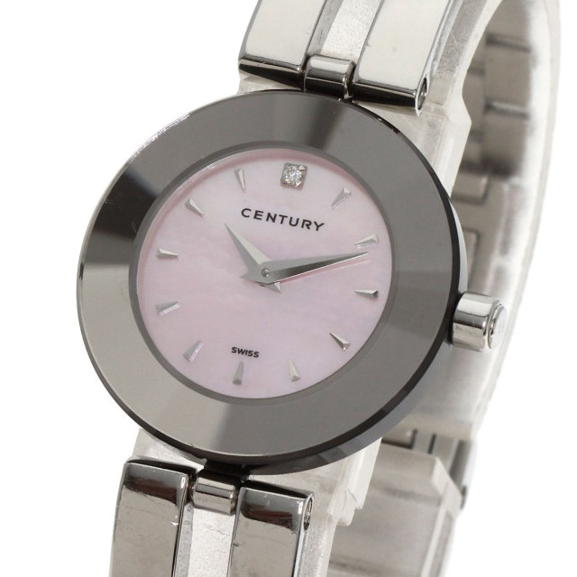 CENTURY センチュリー タイムジェム 1P ダイヤモンド 腕時計
