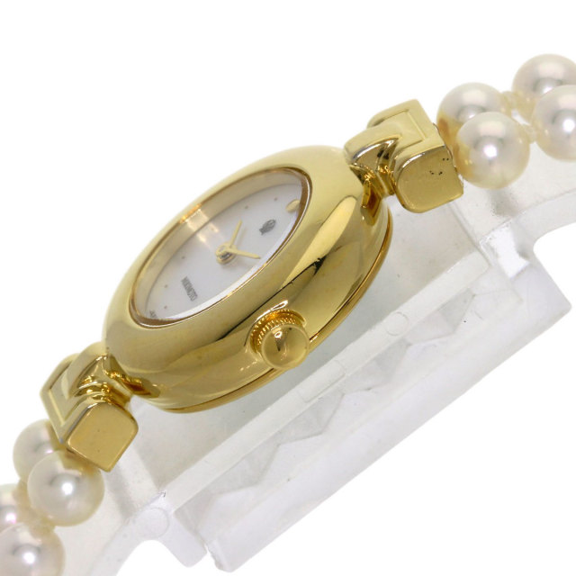 【電池切れ】腕時計　ミキモト　パールウォッチ　JAL限定 腕時計 稼働 ミキモト MIKIMOTO JAL限定 パールウォッチ 4N20