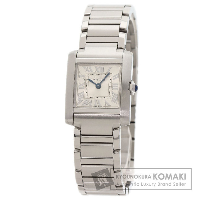 CARTIER カルティエ WSTA0065 タンクフランセーズ SM 腕時計  