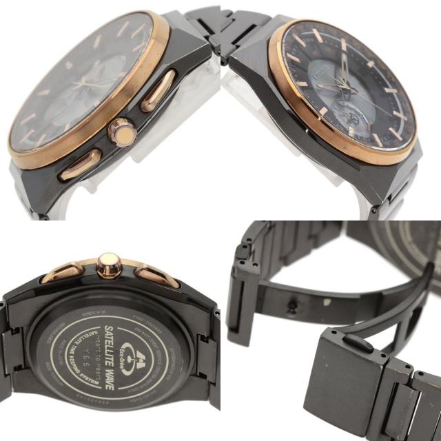 CITIZEN / ソーラー腕時計/アナログ/ステンレス/BLK/BLK/F100-T021425 CITIZEN シチズン F100-T021425 CC2004-59E エコドライブ サテライト